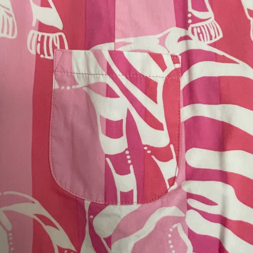 Lilly Pulitzer Reversible Wrap Skirt in Dragonfly and Zebra Prints - Picture 4 of 13